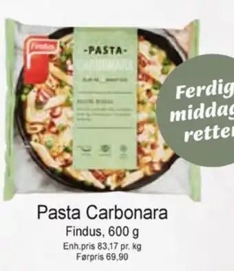 Joker Findus pasta carbonara tilbud