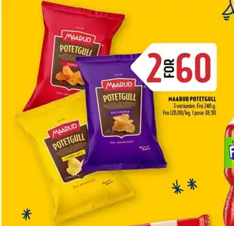 Coop Prix Maarud potetgull classic salt tilbud