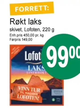 Joker Lofoten laks tilbud