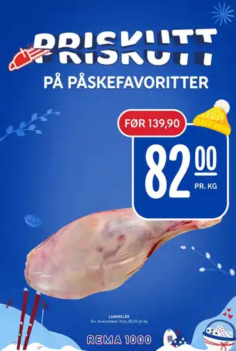 Rema 1000 LAMMELÅR tilbud