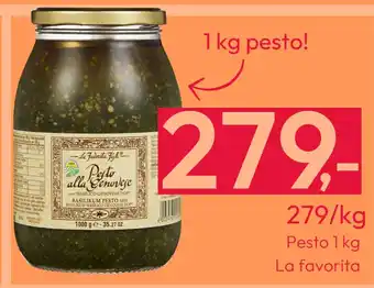 Gigaboks Pesto 1 kg La favorita tilbud