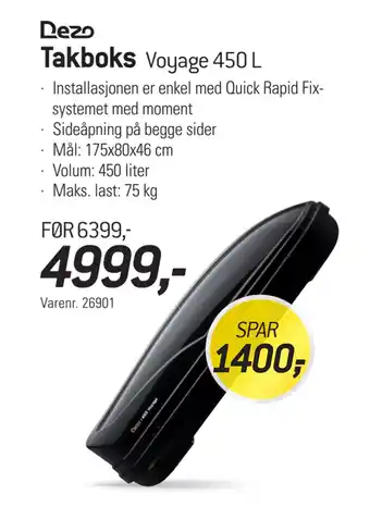 Thansen Takboks tilbud