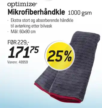 Thansen Mikrofiberhåndkle tilbud