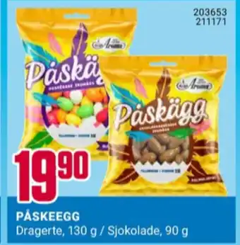 Europris Aroma påskeegg dragerte tilbud
