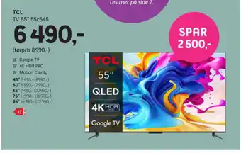 ELON Tcl tv tilbud