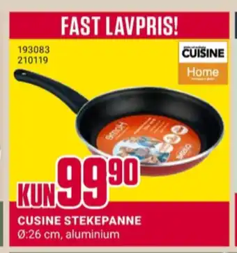 Europris Cuisine stekepanne tilbud