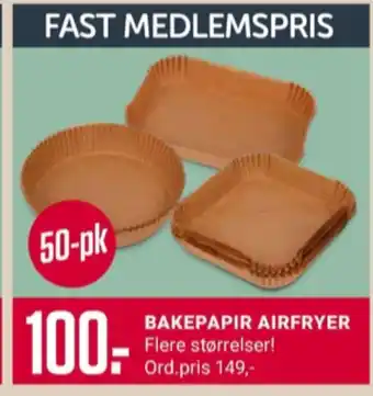 Europris Cuisine bakepapir tilbud
