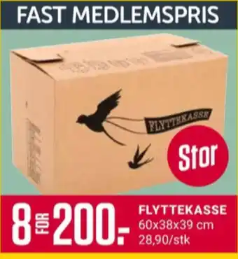 Europris Ukjent flyttekasse tilbud