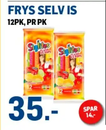 Price Lagerbutikk FRYS SELV IS tilbud
