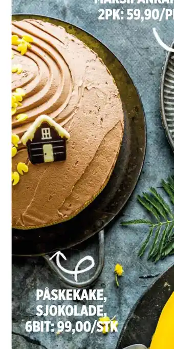 Meny PÅSKEKAKE, SJOKOLADE tilbud