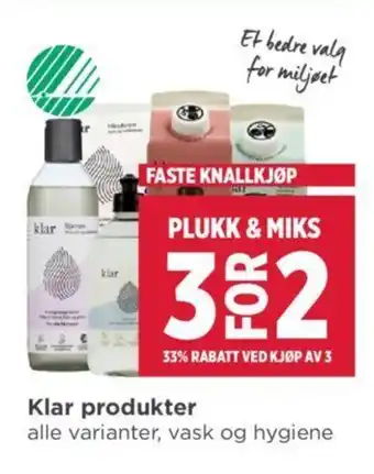 Meny Klar produkter tilbud