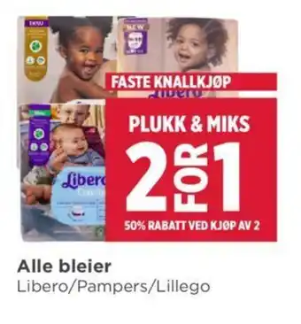 Meny Alle bleier tilbud