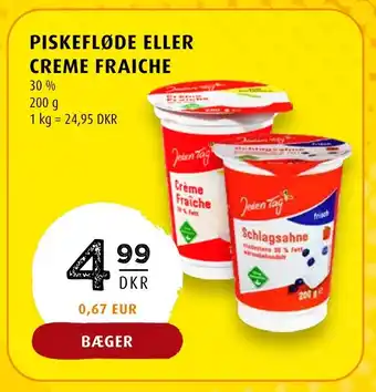 Scandinavian Park PISKEFLØDE ELLER CREME FRAICHE tilbud