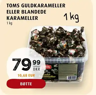 Scandinavian Park TOMS GULDKARAMELLER ELLER BLANDEDE KARAMELLER tilbud