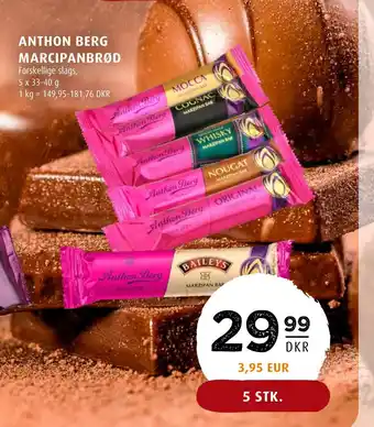 Scandinavian Park ANTHON BERG MARCIPANBRØD tilbud