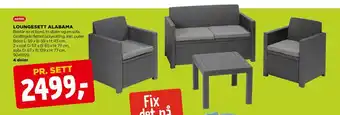 jem & fix LOUNGESETT ALABAMA tilbud