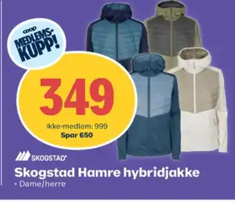 Coop Obs Skogstad jakke tilbud