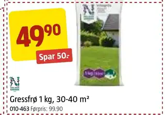 Jula Gressfrø 1 kg, 30-40 m² tilbud