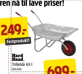 Jula Hard Head ¦Trillebår 65 | tilbud