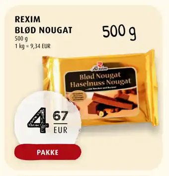 Scandinavian Park REXIM BLØD NOUGAT tilbud