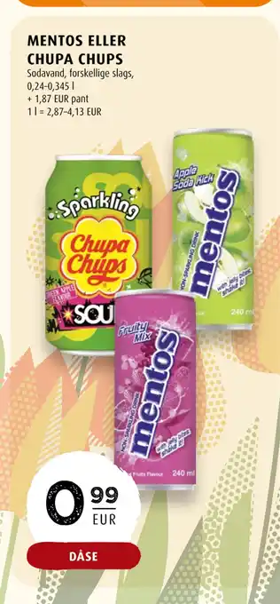 Scandinavian Park MENTOS ELLER CHUPA CHUPS tilbud