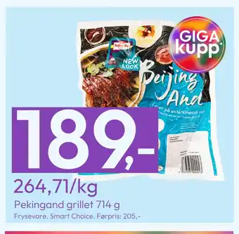 Gigaboks Pekingand grillet 714 g tilbud