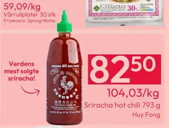 Gigaboks Sriracha hot chili 793 g tilbud