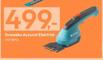Gigaboks Gressaks Accucut Elektrisk tilbud
