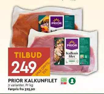 Coop Mega PRIOR KALKUNFILET tilbud