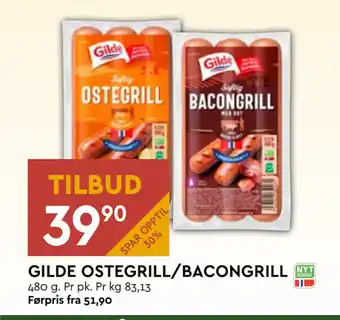 Coop Mega GILDE OSTEGRILL/BACONGRILL tilbud