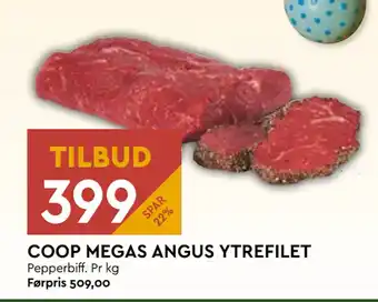 Coop Mega COOP MEGAS ANGUS YTREFILET tilbud