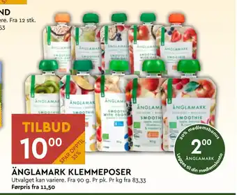 Coop Mega ÄNGLAMARK KLEMMEPOSER tilbud