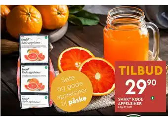 Coop Mega SMAK* RØDE APPELSINER tilbud