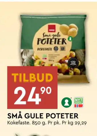 Coop Mega SMÅ GULE POTETER tilbud