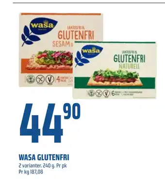 Coop Obs WASA GLUTENFRI tilbud