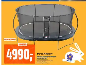 Coop Obs PRO FLYER SKYBOUNCE TRAMPOLINE 5X3,3 M KOMPLETT tilbud