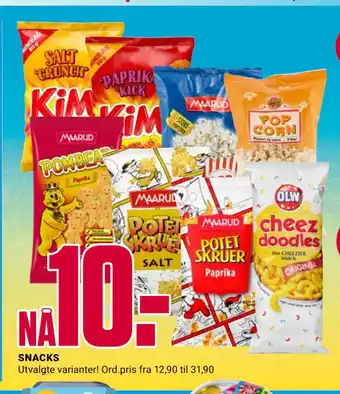 Europris SNACKS tilbud