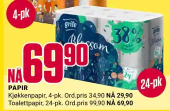 Europris PAPIR tilbud