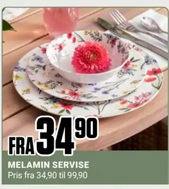 Europris MELAMIN SERVISE tilbud