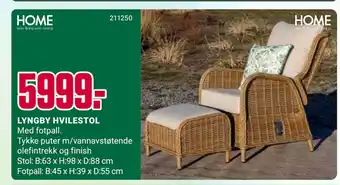 Europris LYNGBY HVILESTOL tilbud
