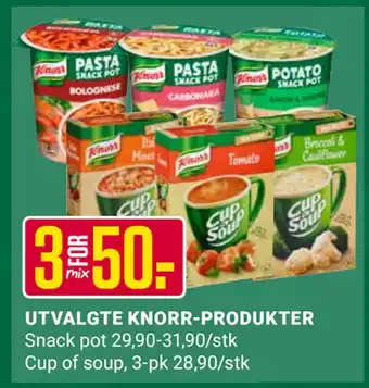 Europris UTVALGTE KNORR-PRODUKTER tilbud