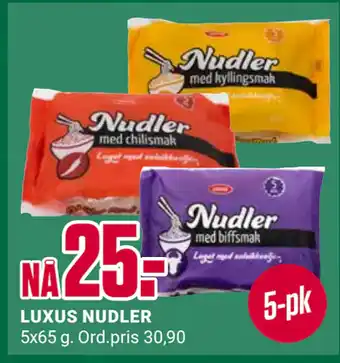 Europris LUXUS NUDLER tilbud