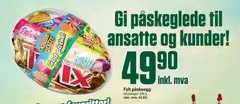 Europris Fylt påskeegg tilbud