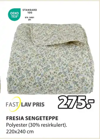 JYSK FRESIA SENGETEPPE tilbud