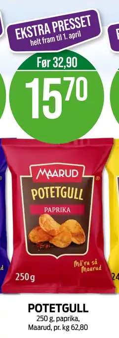 Kiwi POTETGULL tilbud