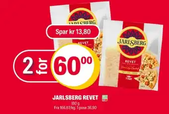 Coop Extra Jarlsberg revet ost tilbud