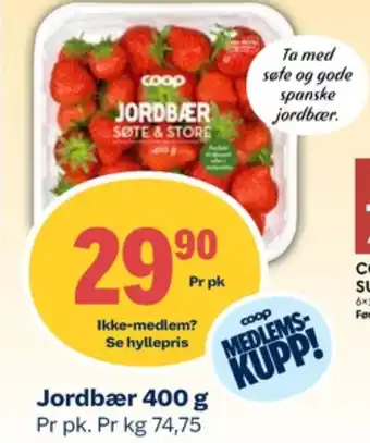 Coop Mega Ukjent jordbær tilbud