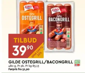 Coop Mega Gilde grillpølser tilbud