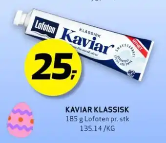 Bunnpris KAVIAR KLASSISK tilbud