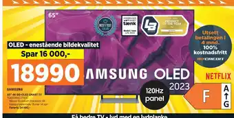 POWER 65 4K QD-OLED SMART TV tilbud